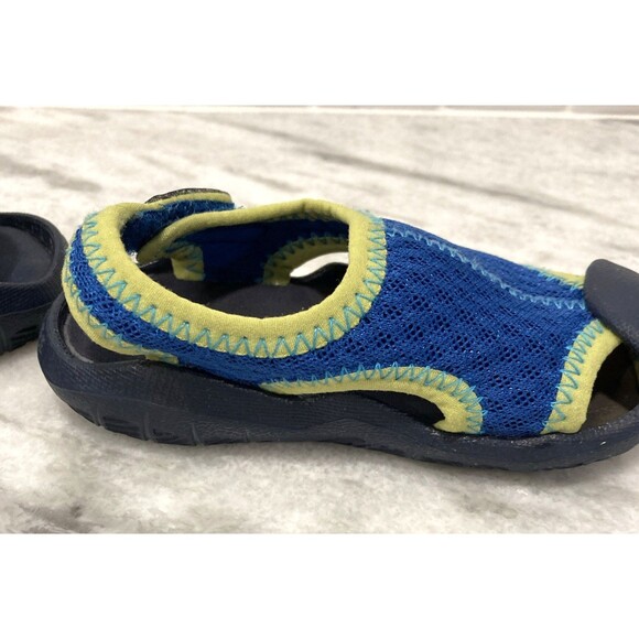 Crocs Swiftwater Slingback Kids C6 Blue Water Shoes Dual Comfort Beach Vacation - Picture 6 of 10